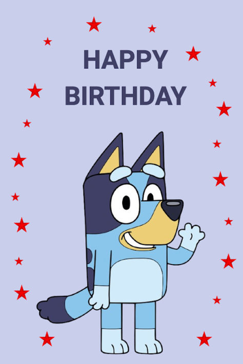 Celebrate with our Bluey Birthday Card Printable! Customizable and downloadable, this adorable card is perfect for Bluey fans. Add your personal touch and make birthdays special. #BlueyBirthday #PrintableCard #Customizable #BirthdayCard #BlueyFans #FreeDownload #KidsBirthday #BirthdayPrintables #DIYCard Bluey Birthday Card Diy, Bluey Birthday Card Ideas, Bluey Birthday Cards Handmade, Bluey Birthday Card, Free Printable Birthday Cards, Cricut Birthday, Bluey Birthday, Kids Themed Birthday Parties, Girl Birthday Cards