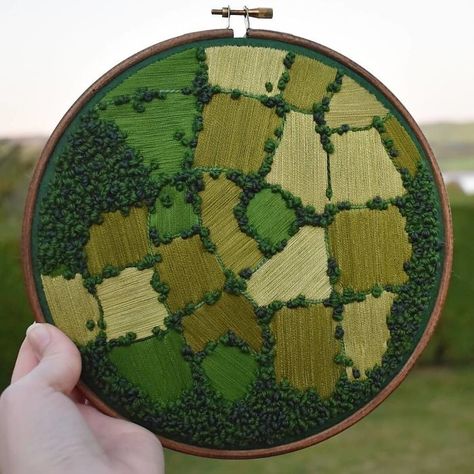 Pola Sulam, Thread Painting, Sewing Embroidery Designs, 자수 디자인, Hand Embroidery Art, Crewel Embroidery, Embroidery Hoop Art, Embroidery Craft, English Countryside