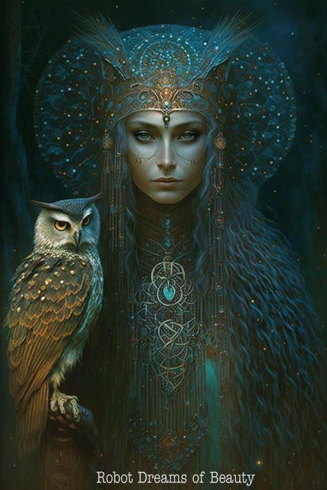 Enchantress Art, Owl Woman, Owl Women, Magical Art, Fantasy Paintings, Professional Art, Process Art, Gods And Goddesses, Rwby