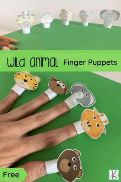 Finger Puppet Activities, Animal Offspring Activities, Activities For Wild Animals, Animals Activity For Kindergarten, Wild Animals Activity For Preschool, Wild Animals Activities For Kindergarten, Wild Animals Kindergarten Activities, Wild Animal Activities For Toddlers, Preschool Wild Animals Theme Activities