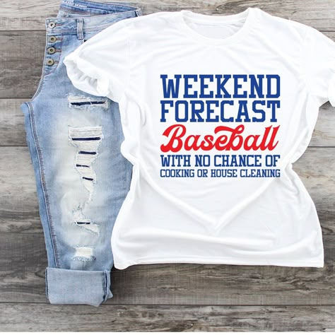 Weekend Foecast Baseball With No Cha Nce Of Cooking Or Cleaning Unisex Graphic Tshirt Baseball No Cleaning No Cooking Baseball Weekend Weekend Foecast Baseball With No Chance Of Cooking Or Cleaning Baseball Sister Outfit, Baseball Tshirt Ideas, Baseball Shirt Ideas, Funny Baseball Shirts, Travel Baseball Mom, Baseball Mom Outfits, Baseball Mom Tshirts, Baseball Shirts For Moms, Baseball Tank