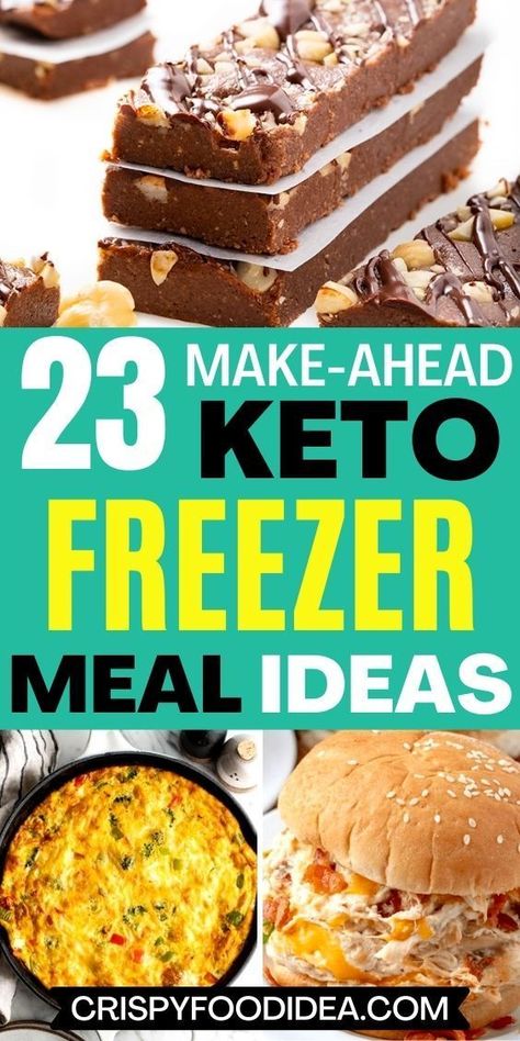 Keto Recipes Freezer Meals, Keto Make Ahead, Allergy Friendly Freezer Meals, Keto Freezer Meals Make Ahead Crock Pot, Keto Meals Prep, Meal Prep Ideas Keto, Keto Freezer Meal Prep, Low Carb Make Ahead Meals, Keto Make Ahead Meals