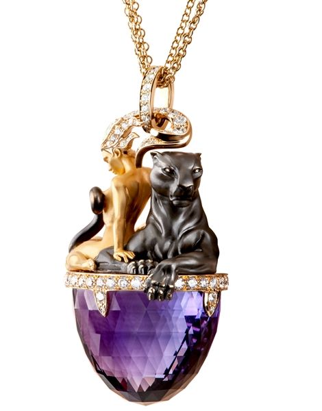 Magerit Instinto Encuentro pendant Purple Jewellery, Group Events, Launching Soon, Cat Jewelry, Black Rhodium, Fantasy Jewelry, Precious Gems, Animal Jewelry, High Jewelry