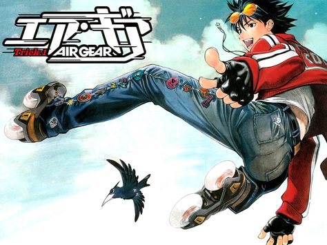 Itsuki Minami, protagonist of Oh! Great's Air Gear. Air Gear Manga, Air Gear Characters, Air Gear Anime, Jet Set Radio, Kobe Bryant Wallpaper, 얼굴 그리기, Air Gear, Arte Cyberpunk, Poses References