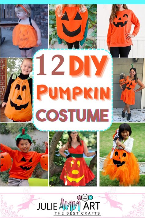 Pumpkin Costume Headband, Pumpkin Patch Costume Family, Pumpkin Spice Costume Diy, Diy Infant Pumpkin Costume, No Sew Pumpkin Costume, Diy Jackolantern Costume, Diy Jack O Lantern Costume, Pumpkin Costume Family, Toddler Pumpkin Costume Diy