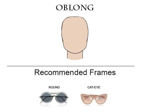 Glasses For Oblong Face, Face Shape Glasses, Face Shape Chart, Frames For Round Faces, Oblong Face, Sunglasses For Your Face Shape, Oblong Face Shape, Glasses For Face Shape, Glasses Frames Trendy