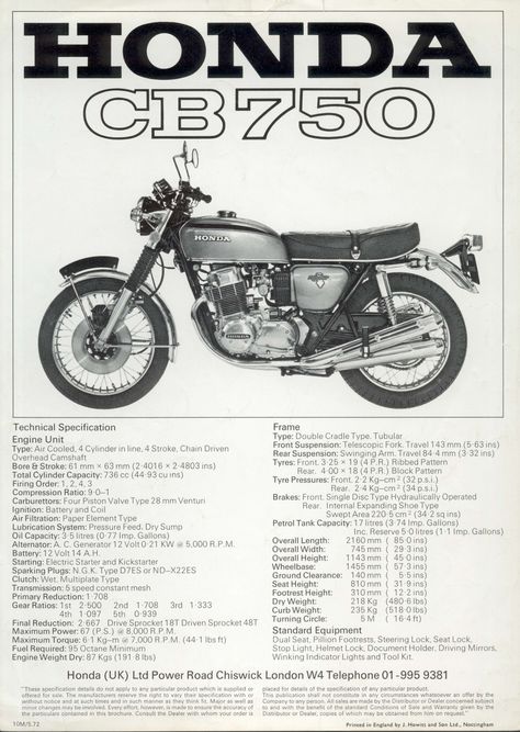 Honda 750 Four, Classic Honda Motorcycles, Honda Cb250, Vintage Honda Motorcycles, Honda 750, Honda Cb 500, Honda Scrambler, Motorcycle Ads, Motorcycle Magazine