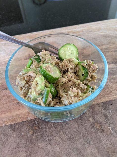 Cucumber Bowl, High Protein Tuna, Salad Dressing Recipes Vinaigrette, Tuna Cucumber, Broccoli Cheese Bites, Pasta Tuna, Tuna Dip, Can Tuna, Everything But The Bagel Seasoning