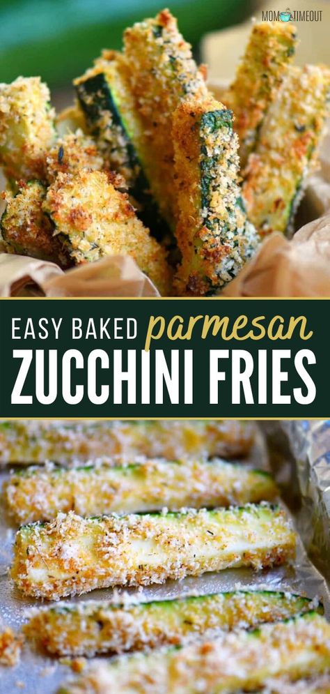 Bus Quick Recipes, Zuccini Sides Dishes, Baked Parmesan Zucchini, Baked Zucchini Fries, Parmesan Zucchini Fries, Singing Telegram, Zucchini Recipes Baked, Easy Zucchini Recipes, Baked Zucchini