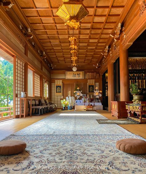 Japanese Temple Interior, Buddhist Temple Interior, Budist Temple, Inside Japanese Temple, Asian Temple, Buddhist Retreat, Japanese Buddhist Temple, Tokyo Temple, Kyoto Temple