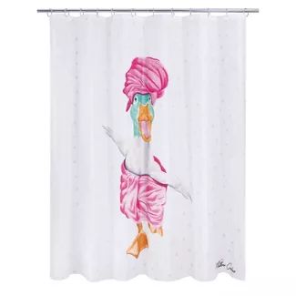 Shower Curtains : Target Duck Shower Curtain, College Bathroom, Shower Curtain White, Dorm Bathroom, Cute Shower Curtains, Funny Shower Curtains, Curtain White, Cool Shower Curtains, White Shower Curtain