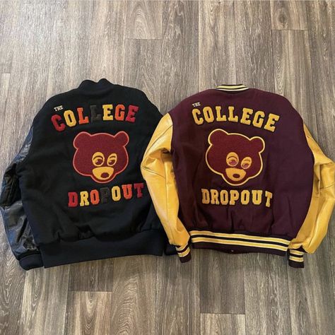 Letterman Jacket Outfit, College Dropout, Varsity Jacket Outfit, Being Nice, College Jackets, Varsity Jackets, High Fashion Outfits, Winter Chic, Letterman Jacket