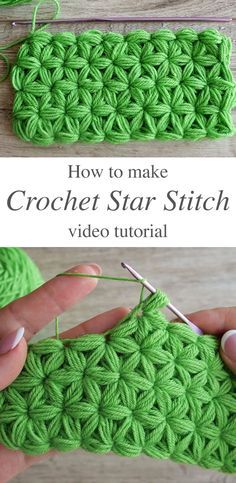 Crochet Star Stitch, Gorgeous Crochet, Crochet Star, Crochet Stars, Stitch Crochet, Crochet Stitches Tutorial, Crochet Stitches Patterns, Crochet Stitch, Star Stitch