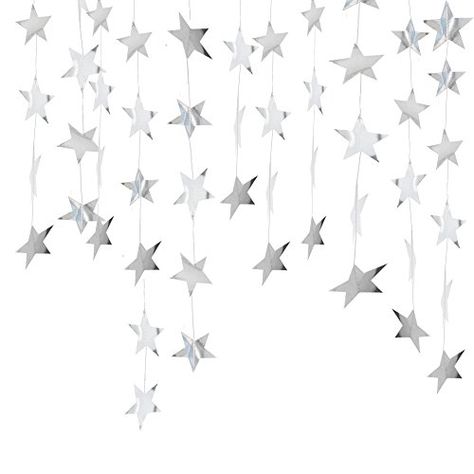 Star Party Decorations, Baby Shower Christmas, Christmas Hanging, Star Party, Paper Garland, Quince, Baby Boy Shower, Birthday Party Decorations, Hanging Ornaments