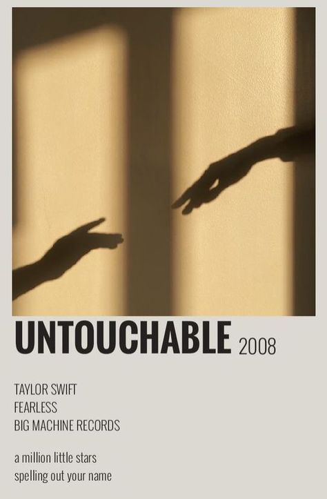 Untouchable Taylor Swift, Polaroid Posters, Taylor Swift Fearless, Taylor Swift Songs, Holding Hands, Taylor Swift, Swift, Songs, Music