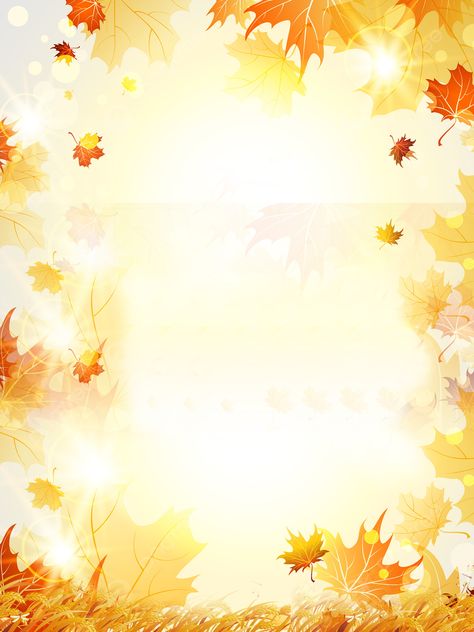 Fall Borders, Autumn Leaves Background, Flower Background Design, Note Writing Paper, Paper Background Design, Photo Background Images Hd, Fall Background, Pretty Backgrounds, Wallpaper Photos