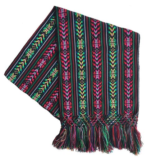 Mexican Handmade Colorful Rebozo Shawl - Black - CI187R2HDCR - Scarves & Wraps, Fashion Scarves  #SCARVES #WRAPS #fashionwomen #outfits #winter #Fashion Scarves Shawl Black, Backstrap Loom, Blanket Bed, Winter Plaid, Bed Throw, Designer Hats, Plaid Blanket, Traditional Mexican, Fashion Scarves