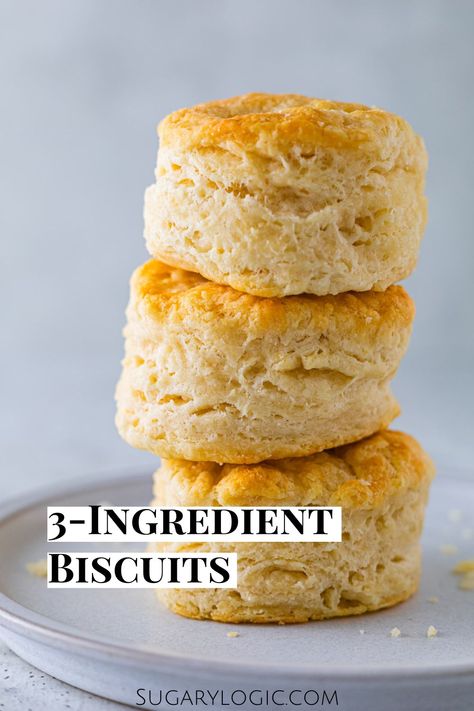 Have you ever wondered how to make perfect biscuits with just three ingredients? Look no further as we share a simple, foolproof recipe that will make your taste buds sing. Get ready to impress your friends and family with these mouthwatering three-ingredient biscuits! Biscuits Made With Self Rising Flour, Two Ingredient Biscuits, Biscuits Made With Self Rising Flour And Whipping Cream, Self Rising Biscuits Recipe, Biscuit Recipe With Self Rising Flour, Biscuits Self Rising Flour Easy, Biscuits Without Baking Powder, Easy Biscuit Recipe Self Rising Flour, Buscuit Recipe