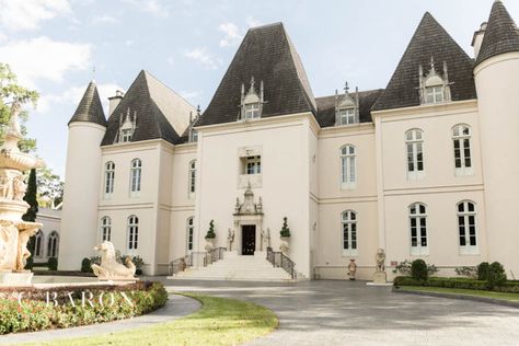 Stunning exterior to Houston's very own Chateau Cocomar Chateau Nouvelle Houston, Chambord Castle Interior, Chateau Marmont Wedding, Chateau Cocomar, Chateau Marmont Vintage, Chateau Chenonceau, Houston Texas, Maternity Photographer, Maternity Session