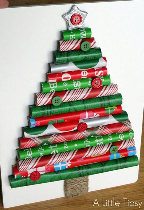 19 Christmas Wrapping Paper Crafts - Wrapping Paper Christmas Tree Secretary Gifts, Decor School, Alternative Christmas, Alternative Christmas Tree, Creative Christmas Trees, Preschool Class, Unique Christmas Trees, Traditional Christmas Tree, Paper Christmas Tree