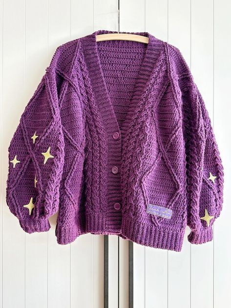 Speak Now Cardigan Inspired Crochet Pattern, PDF Pattern - Etsy How To Crochet A Cardigan, Crochet Patterns Cardigan, Cute Crochet Cardigan, Speak Now Cardigan, Cardigan Pattern Crochet, Easy Crochet Cardigan, Diy Crochet Cardigan, Cardigan Tutorial, Crochet Cardigan Tutorial