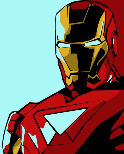 Pop Art Painting, Iron Man, Pop Art, Art Painting, Marvel, Red, Art