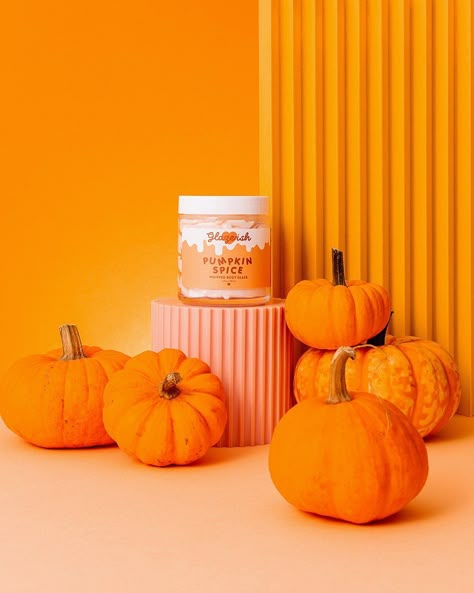 Colourful fun cute stills content creation for Glaze-ish cosmetics. Styled beauty product stills photography by HIYA MARIANNE. Cute Skincare, Stills Photography, Homemade Pumpkin Pie, Halloween Photography, Vanilla Buttercream Frosting, Cosmetics Photography, Still Photography, Skincare Brand, Halloween Inspo