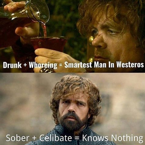 You know nothing Tyrion Lannister #gameofthrones #got #gameofthronesmemes #gotmemes #gots8 #gameofthronesseason8 #forthethrone #jonsnow… Pride And Prejudice And Zombies, Game Of Thrones Tv, The North Remembers, Fire And Blood, Game Of Thrones Funny, Got Memes, Jaime Lannister, Night King, Cersei Lannister