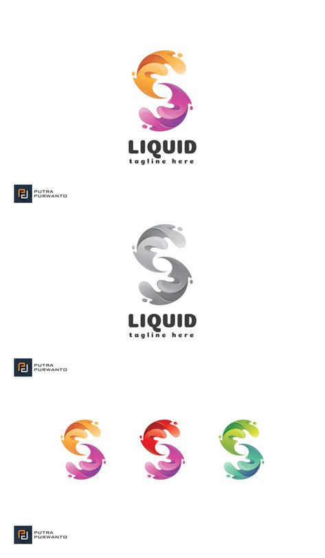 Liquid - Logo Template AI, EPS Liquid Logo Design, Liquid Logo, Model Quotes, Graphic Design Newspaper, Web Design Typography, Graphic Design School, S Logo Design, Graphic Design Cards, Graphic Design Assets