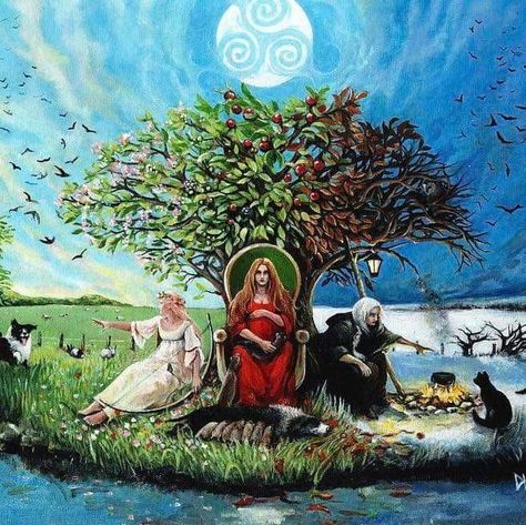 The Crone, Goddess Spirituality, Maiden Mother Crone, Nature Witch, Mother Goddess, Triple Goddess, Goddess Art, Fine Art America, Fantasy Art