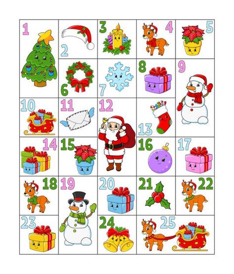 Christmas advent calendar with cute char... | Premium Vector #Freepik #vector #christmas #santa-claus #cartoon #noel Xmas Poster, Calendar Numbers, Tree Day, Hand Drawn Christmas, Hand Drawn Elements, Christmas Elements, Vector Christmas, Countdown Calendar, Fir Tree