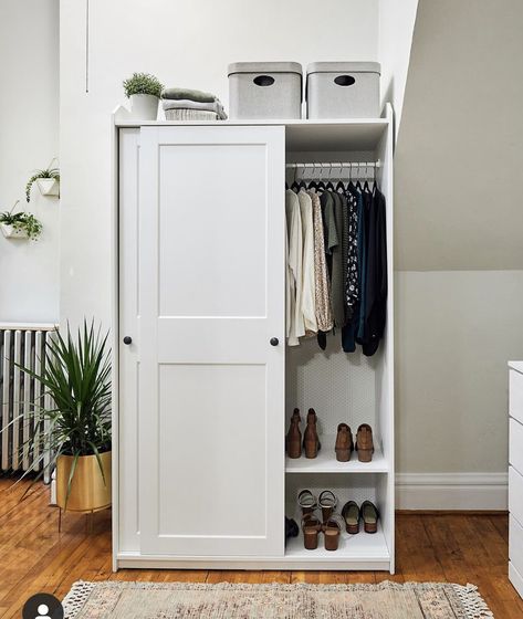 Hauga Ikea Wardrobe, Hauga Wardrobe, Shed Decor, Ikea Wardrobe, Wardrobe Design Bedroom, Wardrobe Design, Apartment Room, Room Inspo, Home Organization