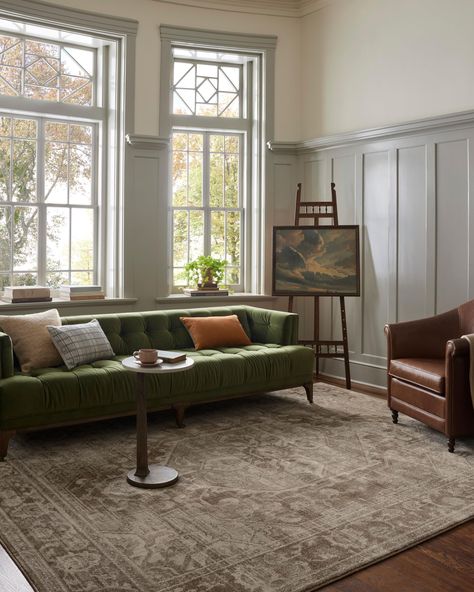 PRICES MAY VARY. The Mona Collection by Magnolia Home by Joanna Gaines x Loloi is a power-loomed area rug featuring traditional motifs and medallions in sophisticated, muted palettes. The color of the rug is influenced by your environment, lighting, and time of day; rugs may contain temporary creases upon arrival, allow time for creases to flatten and settle; we recommend a rug pad for extra cushion and to keep the rug firmly in place. Power-loomed of polypropylene and polyester in Egypt for eas Magnolia Living Room Ideas, Rugs Direct, Natural Area Rugs, Loloi Rugs, Rug Direct, Magnolia Homes, Synthetic Materials, Joanna Gaines, Accent Rug