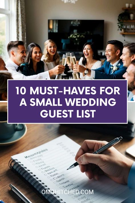 Planning a small wedding? Make your guest list unforgettable with these 10 fun tips! Keeping your gathering warm and cozy can be tricky, but with a few smart choices, you can celebrate with just the right people. From jotting down names in a notebook to enlisting helpful friends, every step counts in crafting an awesome party atmosphere. Let’s ensure your big day is filled with laughter, memories, and good cheer. Check out our expert ideas today and make your wedding all about love and connection. Save this for later! Wedding Guest Activities, Destination Wedding Checklist, Planning A Small Wedding, Wedding Day Tips, Bridesmaid Duties, All About Love, Wedding Guest List, November Wedding, Sustainable Wedding