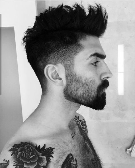 Fade & Beard Chris Millington, Chris John Millington, Bread Style, John Millington, Chris John, Short Hair With Beard, Guys Grooming, Prim And Proper, Beard Art