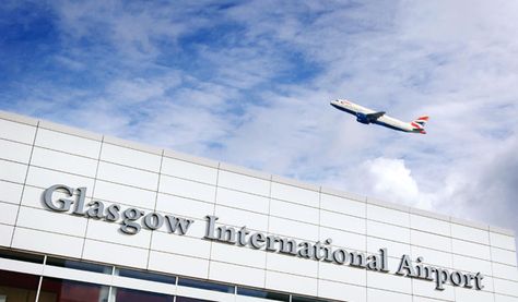 Glasgow Airport: Scotland Glasgow Airport, My Parents, Thank God, Glasgow, This Morning, Airlines, Romania, Places To See, Light Box