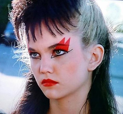 Diane Lane in "Ladies and Gentlemen, the Fabulous Stains" (1982) Director: Lou Adler. LOVE THE MAKEUP!!! Eras Makeup, Glam Rock Makeup, Lou Adler, 1980s Makeup, Glam Rock Style, Rock Makeup, Caravan Ideas, 80s Makeup, Drag Make-up