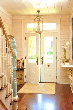 Historic Farmhouse Renovation farmhouse-entry Renovation Farmhouse, Narrow Foyer, Historic Farmhouse, Historical Concepts, Farmhouse Entry, Trendy Farmhouse, Shiplap Walls, Ship Lap, Farmhouse Renovation