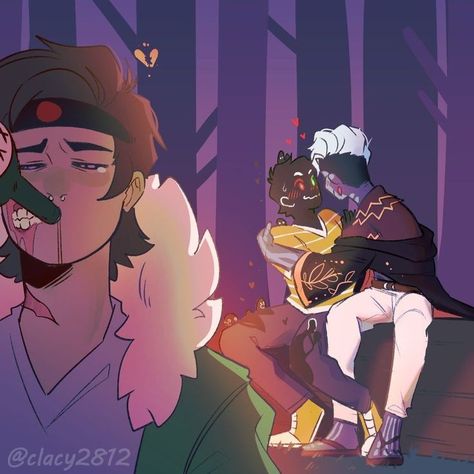 Billzo X Ranboo Fanart, Milo X Oz Monster Camp, Milo Belladona, Monster Prom Fan Art, Billzo Fanart, Miss Beloved, Monster Camp, Ranboo Fanart, Cricket Crew