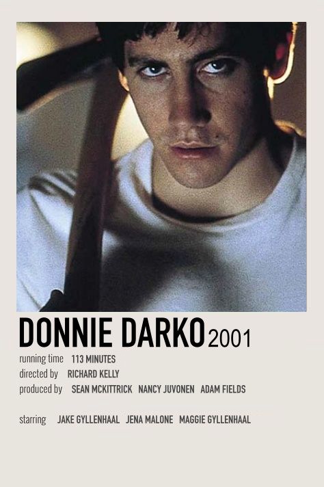 Donnie Darko Aesthetic Wallpaper, Donnie Darko Aesthetic, Donnie Darko Poster, Sigma Movies, Donnie Darko Movie Poster, Jake Gyllenhaal Movies, Donnie Darko Movie, Donnie Darko Polaroid Poster, Donnie Darko Film Stills