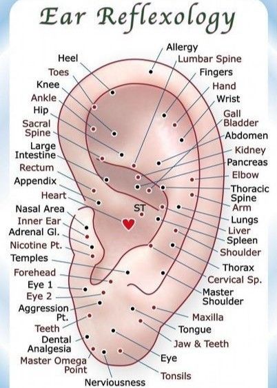 Health care Reflexology Pressure Points, Healing Reflexology, Ear Reflexology, Pressure Point Therapy, Reflexology Foot Chart, Bolesti Chrbta, Hand Reflexology, Reflexology Chart, Ear Health