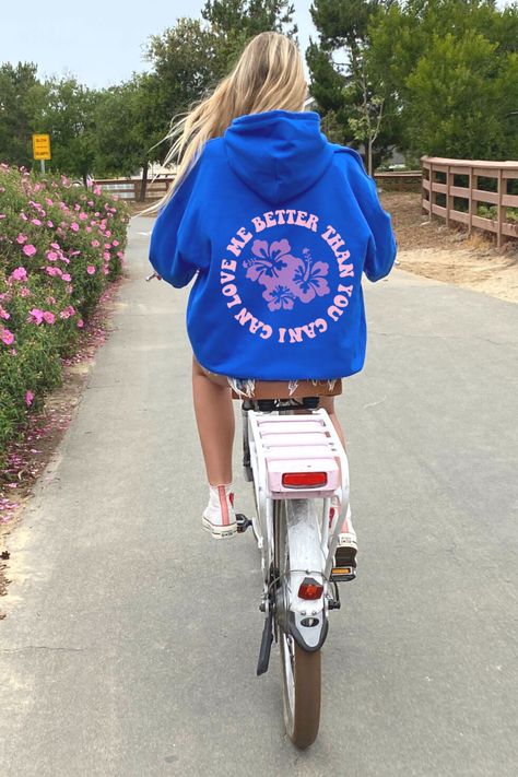 Preppy Beach Aesthetic, I Can Love Me Better, Self Love Hoodie, Preppy Hoodie, Graphic Hoodies Aesthetic, Siesta Beach, Better Self, Vsco Hoodie, Aesthetic Hoodies