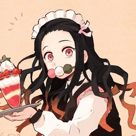 Taisho Era, Pfp Matching, Match Icons, Nezuko Kamado, Matching Profile Pictures, Matching Pfps, Slayer Anime, Matching Pfp, Anime Demon