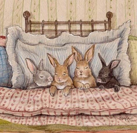 Cozy Art, Cottagecore Art, Storybook Art, Woodland Friends, Bunny Art, Fairytale Art, Beatrix Potter, Cute Animal Drawings, New Wall