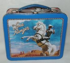 HALLMARK'S 1950s LONE RANGER METAL KEEPSAKE LUNCH BOX MADE IN 1998 NUMBERED Ed Retro Lunch Boxes, Ranger School, Sports Games For Kids, Tin Lunch Boxes, Hopalong Cassidy, Vintage Lunch, Vintage Lunch Boxes, Miniature Scenes, Writer Inspiration