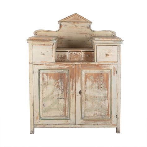 Original Paint 19th Century Swedish Buffet - Decorative Collective Primitive Cupboards, Swedish Folk Art, Painted Cupboards, Swedish Furniture, Wood Paint, Antique Market, Selling Antiques, Folk Art Painting, Furniture Inspiration