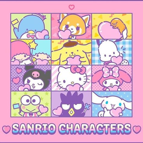 Sanrio Characters Together, Hello Kitty Stickers, Hello Kitty Themes, Hello Kitty Characters, Kitty Drawing, Hello Kitty Art, Hello Kitty Birthday, Sanrio Wallpaper, Hello Kitty Iphone Wallpaper