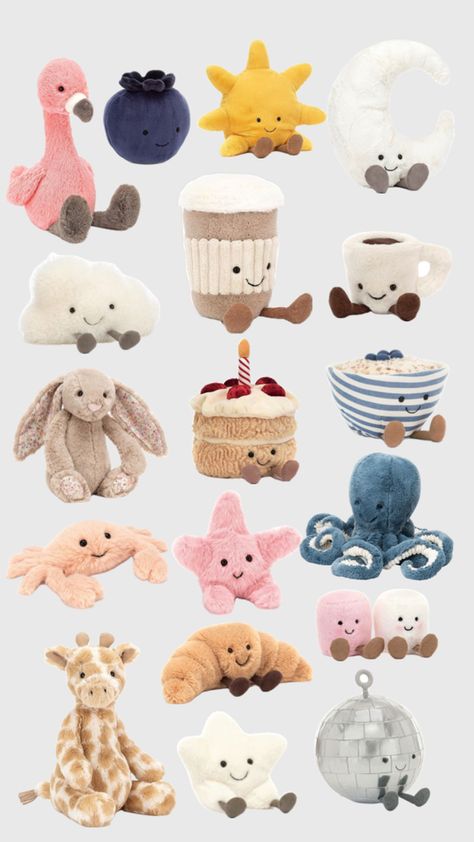 Jellycat Plushies, Jellycat Wishlist, Jellycat Plush, Jelly Cat, Jellycat Stuffed Animals, Love U Forever, Cute Stuffed Animals, Birthday Wishlist, Cute Plush