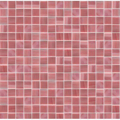 Terraferma Jewel 13" x 13" Glass Mosaic Tile in Pink/Red Pink Mosaic Bathroom, Pink Gloss Tiles, Pink Mosaic Tiles Bathroom, Pink Tiles Texture, Mosaic Tiles Texture, Mosaic Texture Seamless, Pink Bathroom Tilea, Pink Mosaic, Mosaic Texture