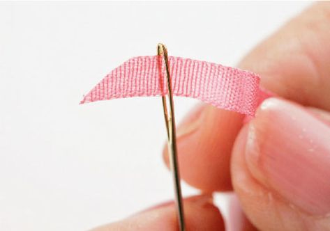 Diy Couture, Ribbon Embroidery, Punch Needle, Push Pin, Incense, Ribbon, Satin, Couture, Embroidery